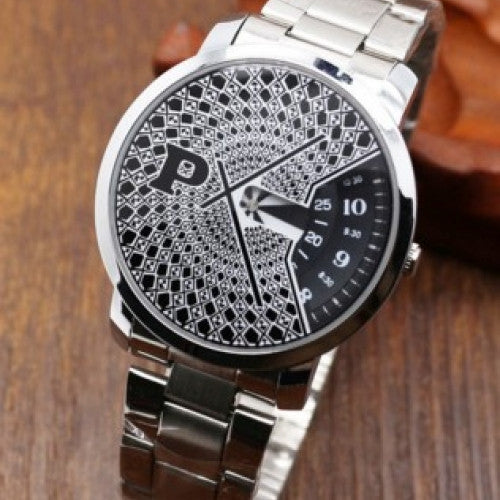 Unique Design No Pointer Dial Ladies Wristwatch High-end Fashion Quartz Watch Women Steel Watch