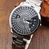Unique Design No Pointer Dial Ladies Wristwatch High-end Fashion Quartz Watch Women Steel Watch